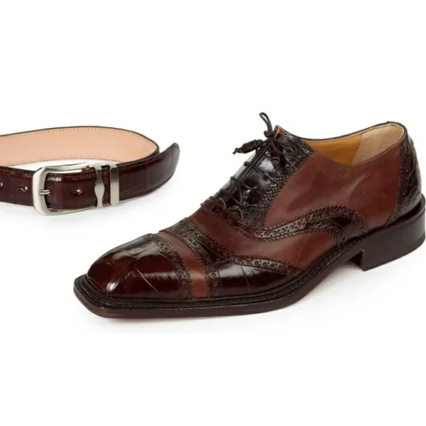 mauri__svevo_alligator_ca_0.webp Cheap Mauri 4714 Svevo Alligator Cap Toe Shoes Sport Rust (SPECIAL ORDER) SportRust