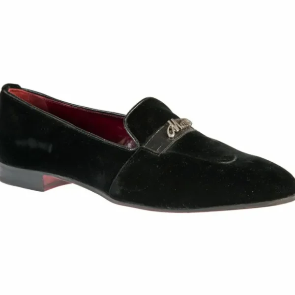 mauri__velvet__baby_allig_0.webp New Mauri 3049 Velvet / Baby Alligator Shoes (Special Order) Black