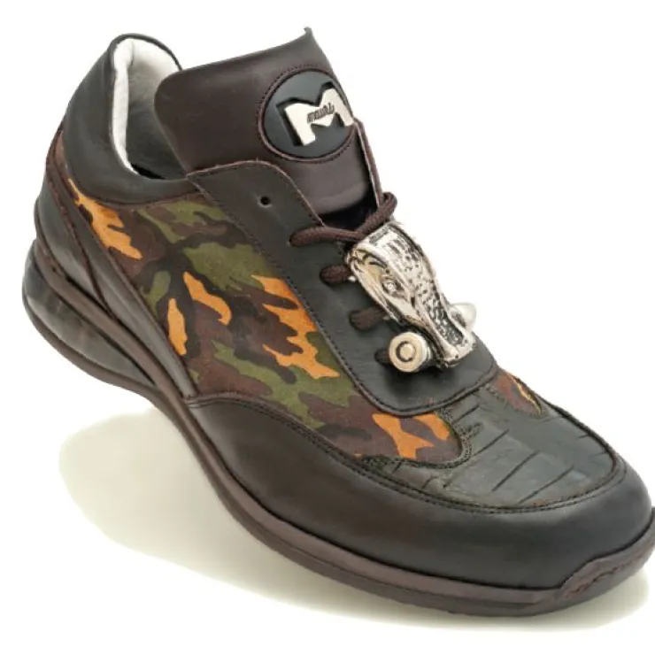 Sale Mauri Concrete Jungle 8655 Crocodile & Nappa Sneakers Camo / Sport Rust (Special Order) Camo/SportRust