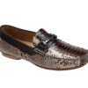 Sale Mauri Foro 9220 Python Bit Loafers (Special Order) Brown