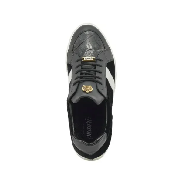 mauri_freeze__nappa_croc__1.webp Cheap Mauri Freeze 8418 Nappa Croc & Velvet Sneakers Black / White