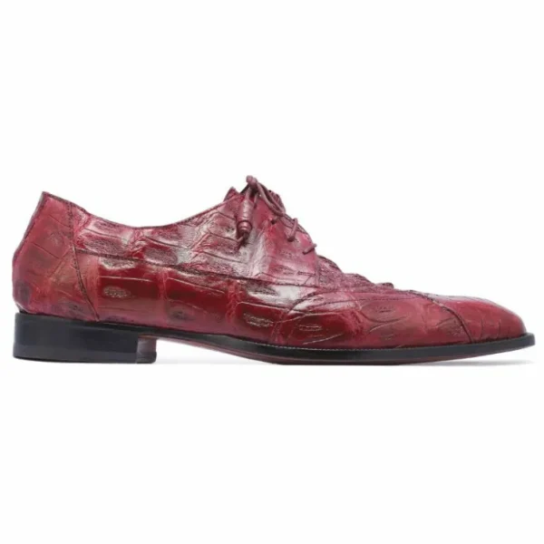 mauri_m_crocodile_amp_hor_1.webp Clearance Mauri M777 Crocodile & Hornback Shoes (Special Order) Burgundy