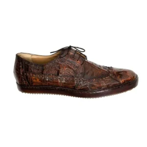 Hot Mauri Nuvola 8518 Crocodile Shoes Golden Camel (Special Order) GoldenCamel
