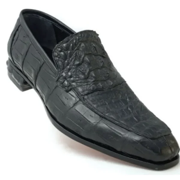 mauri_romeo__hornback_amp_0.webp Shop Mauri Romeo 4615 Hornback & Crocodile Loafers (SPECIAL ORDER) Black