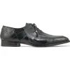 Store Mauri Two Face 4975/2 Body Alligator & Matahari Fabric Shoes Black / Coral