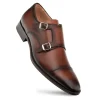 Sale Mezlan Actore Double Monk Strap (21151) Chocolate