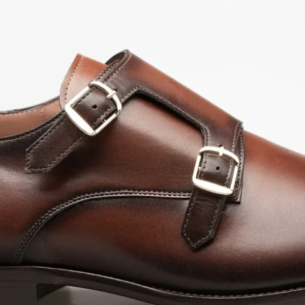mezlan_actore_double_monk_2.webp Sale Mezlan Actore Double Monk Strap (21151) Chocolate