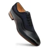 New Mezlan Affari Medallion Toe Oxford Navy / Blue (21142)