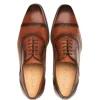 Best Mezlan Amaro Leather Captoe Rubber Oxfords Dark Cognac (20817) DarkCognac