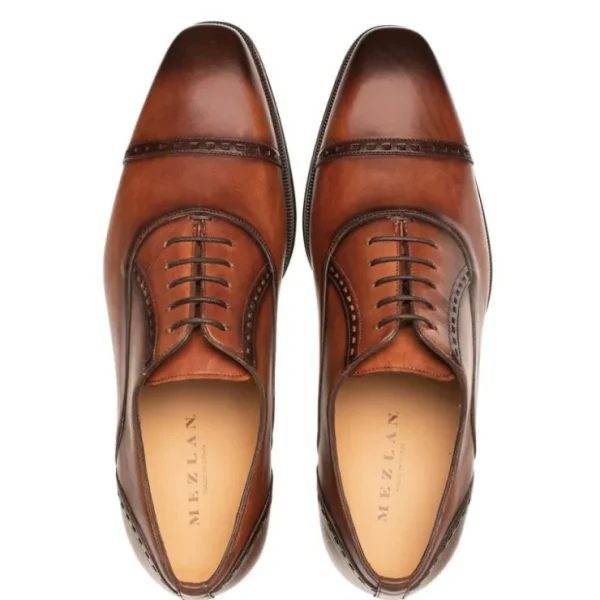 mezlan_amaro_leather_capt_4-1.webp Best Mezlan Amaro Leather Captoe Rubber Oxfords Dark Cognac (20817) DarkCognac