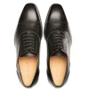 Store Mezlan Amaro Leather Captoe Rubber Oxfords (20817) Black