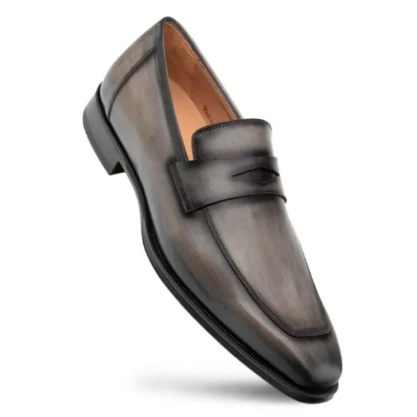 mezlan_avenue_rubber_sole_1-1.webp Clearance Mezlan Avenue Rubber Sole Penny Loafers Dark Grey (20910) DarkGrey