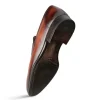 Discount Mezlan Avenue Rubber Sole Penny Loafers Cognac / Rust (20910)