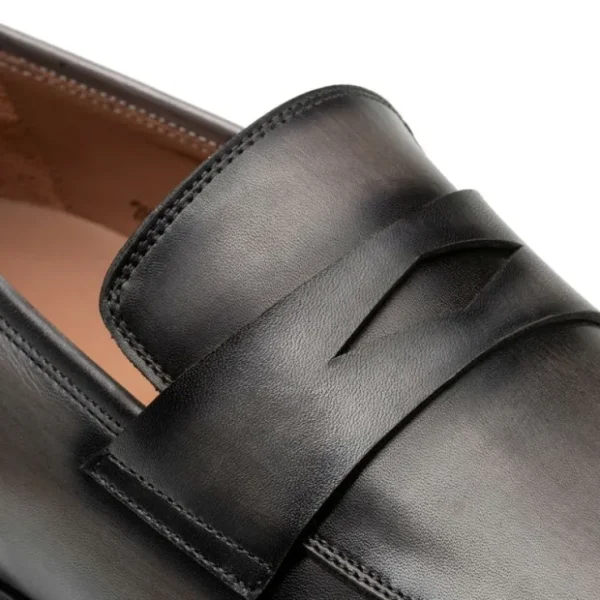 mezlan_avenue_rubber_sole_3-1.webp Clearance Mezlan Avenue Rubber Sole Penny Loafers Dark Grey (20910) DarkGrey