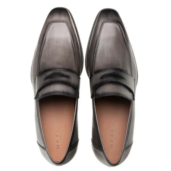 mezlan_avenue_rubber_sole_4-1.webp Clearance Mezlan Avenue Rubber Sole Penny Loafers Dark Grey (20910) DarkGrey