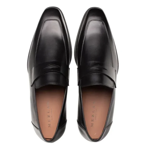 mezlan_avenue_rubber_sole_4-2.webp Online Mezlan Avenue Rubber Sole Penny Loafers (20910) Black