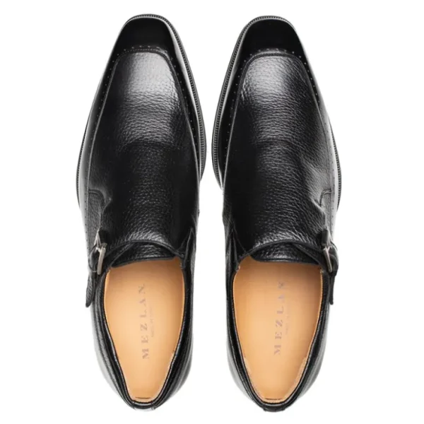 mezlan_bernardo_deershine_4.webp Hot Mezlan Bernardo Deer/Shine Monk Strap (20969) Black