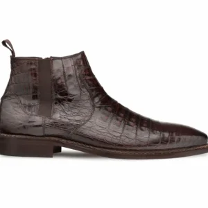 Outlet Mezlan Blackmore Crocodile Dress Boots (4715-F) Brown