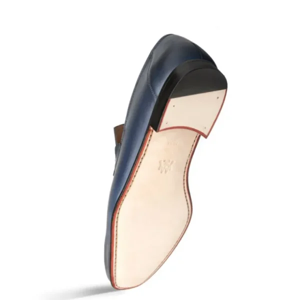 mezlan_brunello_twotone_b_2.webp Fashion Mezlan Brunello Two-Tone Bit Loafer Pearl Grey / Navy (21100)
