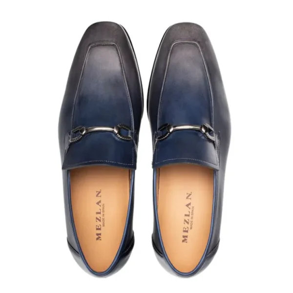 mezlan_brunello_twotone_b_4.webp Fashion Mezlan Brunello Two-Tone Bit Loafer Pearl Grey / Navy (21100)