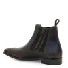 Cheap Mezlan Cadence Leather Zip Chelsea Boot Brown