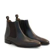 Cheap Mezlan Cadence Leather Zip Chelsea Boot Brown