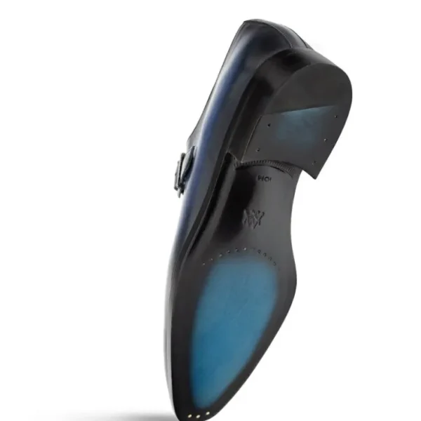 mezlan_calfskin_apron_toe_2.webp Best Mezlan Calfskin Apron Toe Monk Strap (E21366) Blue