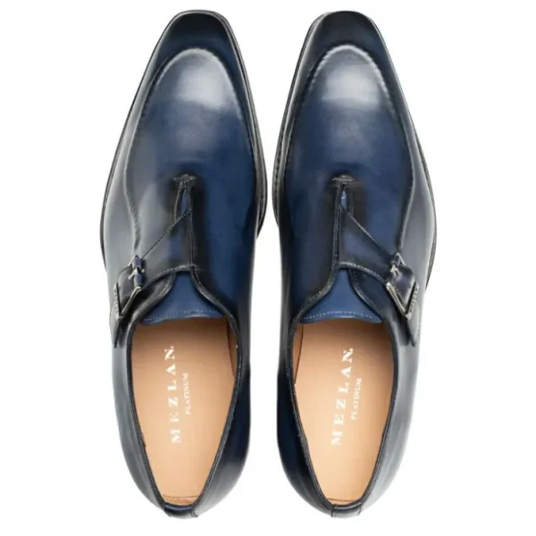 mezlan_calfskin_apron_toe_4.webp Best Mezlan Calfskin Apron Toe Monk Strap (E21366) Blue