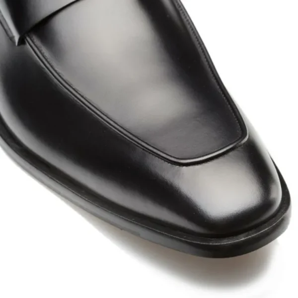 mezlan_calfskin_penny_loa_3.webp Best Sale Mezlan Calfskin Penny Loafers (E20243) Black