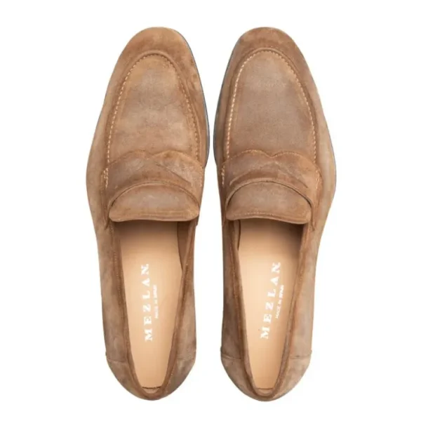 mezlan_caro_suede_penny_l_3-1.webp Cheap Mezlan Caro Suede Penny Loafer (21312) Taupe