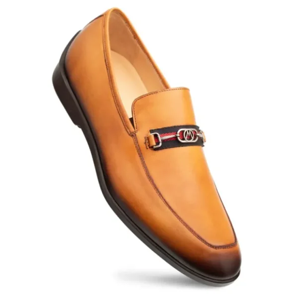 mezlan_contour_rubber_bit_1-1.webp Shop Mezlan Contour Rubber Bit Loafer (R20722) Cognac