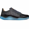 Online Mezlan Crocodile Super Sneaker (AX4936-F) Blue