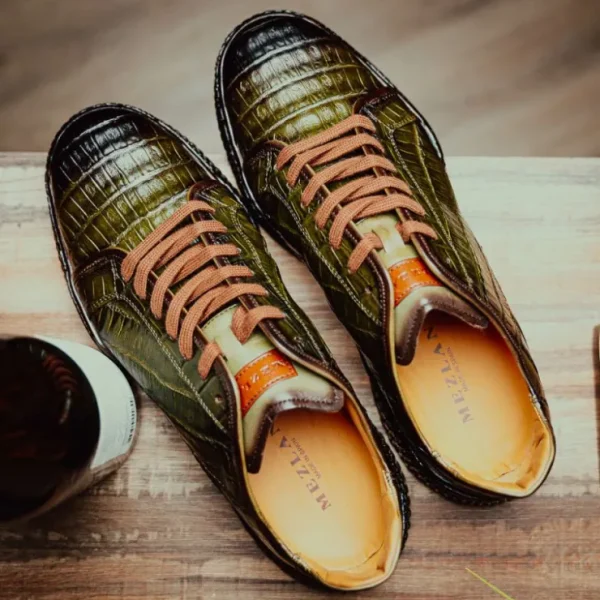 mezlan_crocodile_super_sn_11-3.webp Cheap Mezlan Crocodile Super Sneaker II (EXCLUSIVE) (AX4936-F) Green