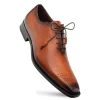 Fashion Mezlan Cupula Patina Whole-Cut Oxfords (20933) Tan