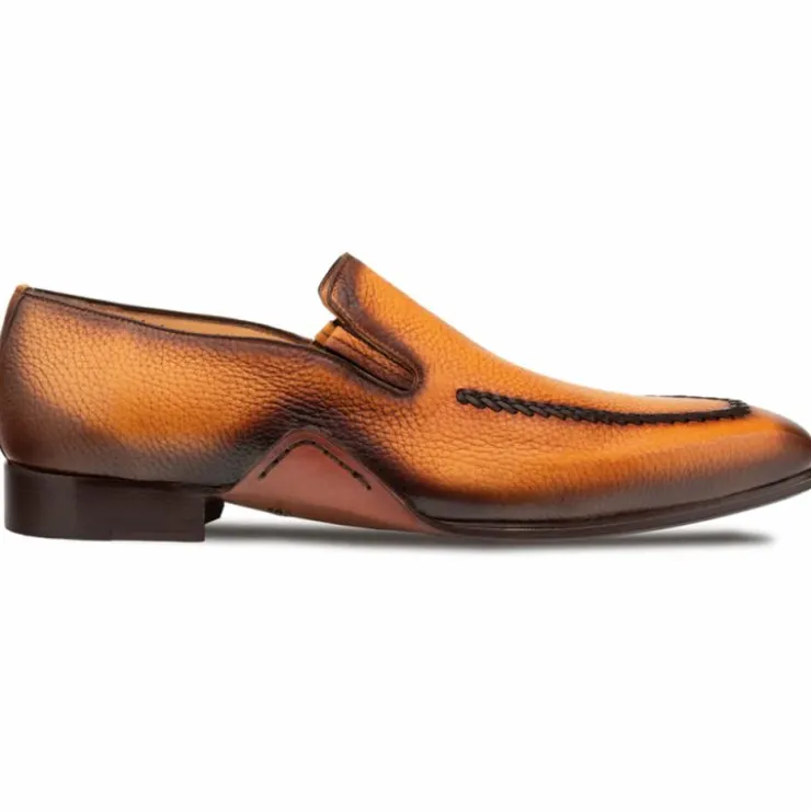 Outlet Mezlan Deerskin Opanka Loafer (S20756) Cognac