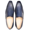 Sale Mezlan Deerskin Opanka Loafer (S20756) Blue