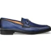 Cheap Mezlan Deerskin Ornament Loafer (E21253) Blue