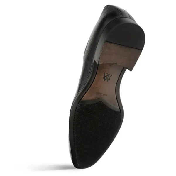mezlan_deerskin_ornament__2.webp Outlet Mezlan Deerskin Ornament Loafer (E21253) Black