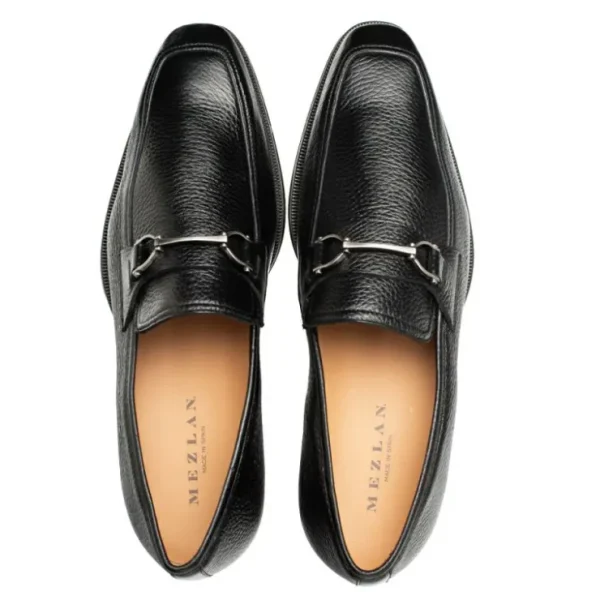 mezlan_deerskin_ornament__4.webp Outlet Mezlan Deerskin Ornament Loafer (E21253) Black