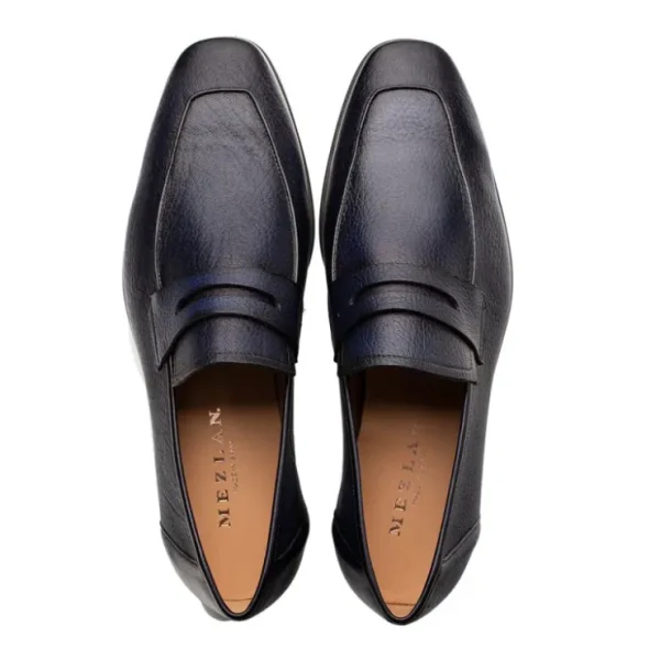 mezlan_deerskin_penny_loa_4.webp Best Mezlan Deerskin Penny Loafer (E20693) Blue