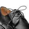 Cheap Mezlan Fratello Deerskin Split-toe Lace-up Derby (20937) Black