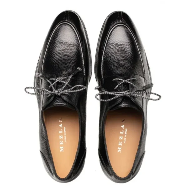 mezlan_fratello_deerskin__4.webp Cheap Mezlan Fratello Deerskin Split-toe Lace-up Derby (20937) Black