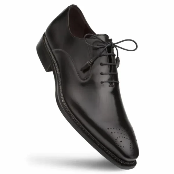 mezlan_gavino_calfskin_me_1.webp Online Mezlan Gavino Calfskin Medallion Toe Blucher (9641) Black