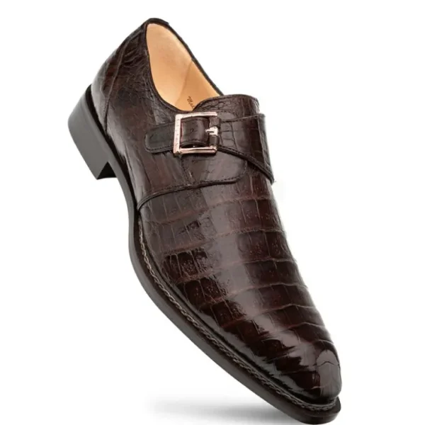 mezlan_gigolo_crocodile_m_1-2.webp Shop Mezlan Gigolo Crocodile Monk Strap (50056-F) Brown