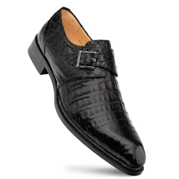 mezlan_gigolo_crocodile_m_1.webp New Mezlan Gigolo Crocodile Monk Strap (50056-F) Black