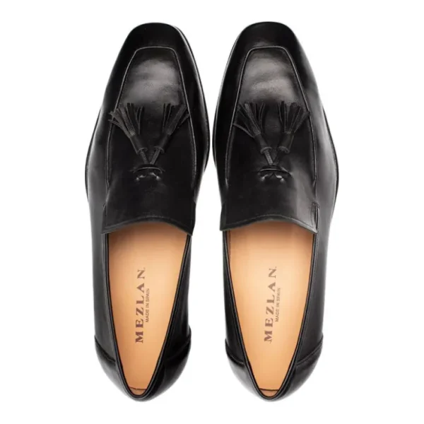 Store Mezlan Javea Tassel Loafer (21146) Black