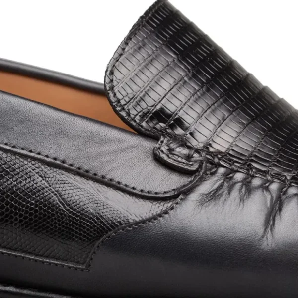 mezlan_lizard__nappa_mocc_3.webp Flash Sale Mezlan Lizard / Nappa Moccasin Black
