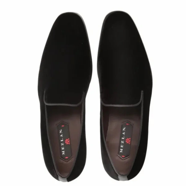 mezlan_lublin_velvet_form_4.webp Outlet Mezlan Lublin Velvet Formal Loafers (Lublin) Black