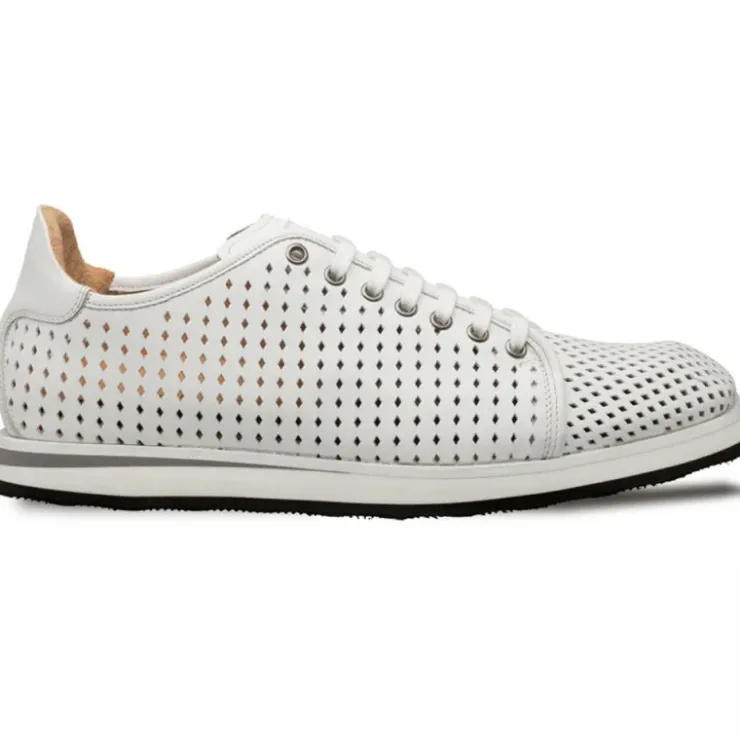 Shop Mezlan Luce Perforated Sneaker (21154) White