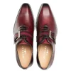 Best Mezlan Machado Oxford Monk Strap (21317) Burgundy